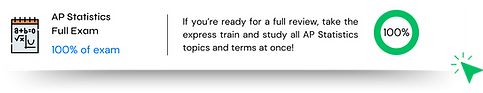 AP Statistics Full Exam study button -- covers 1 of the exam. Access Thea's complete review study kit