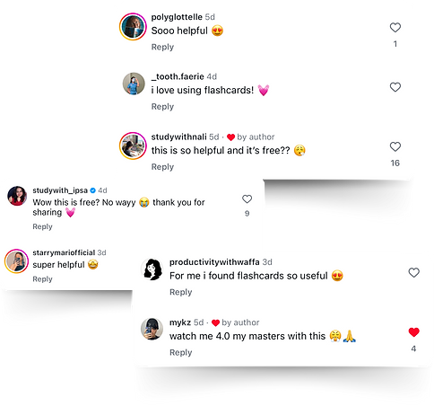 Thea Study reviews on Instagram